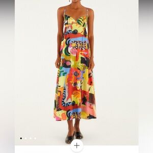 Farm Rio Ana Leovy Farm Rio Sleeveless Maxi Dress. NWT. L